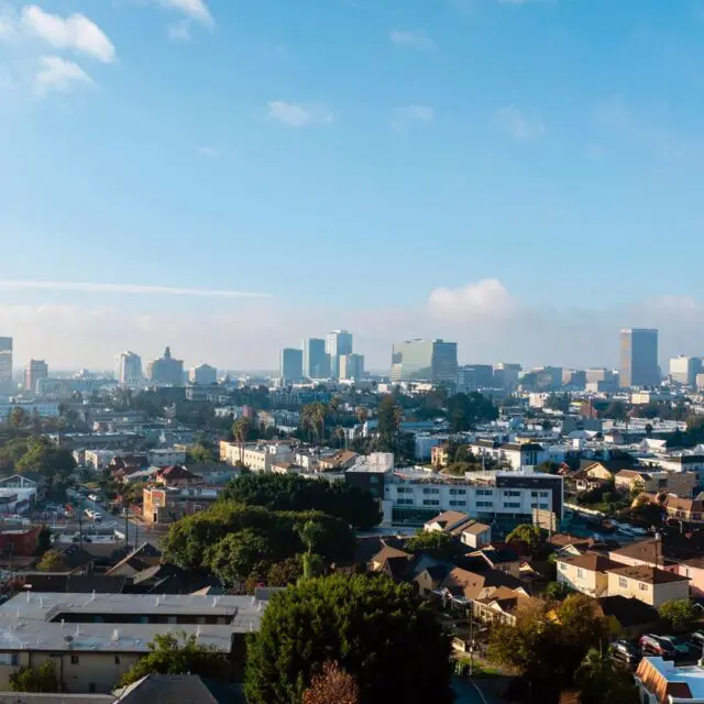 Panoramic views of Los Angeles